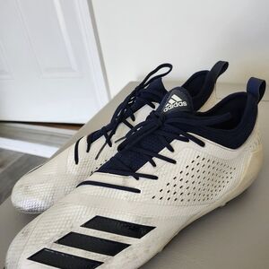 Adidas White and Black Soccer Cleats